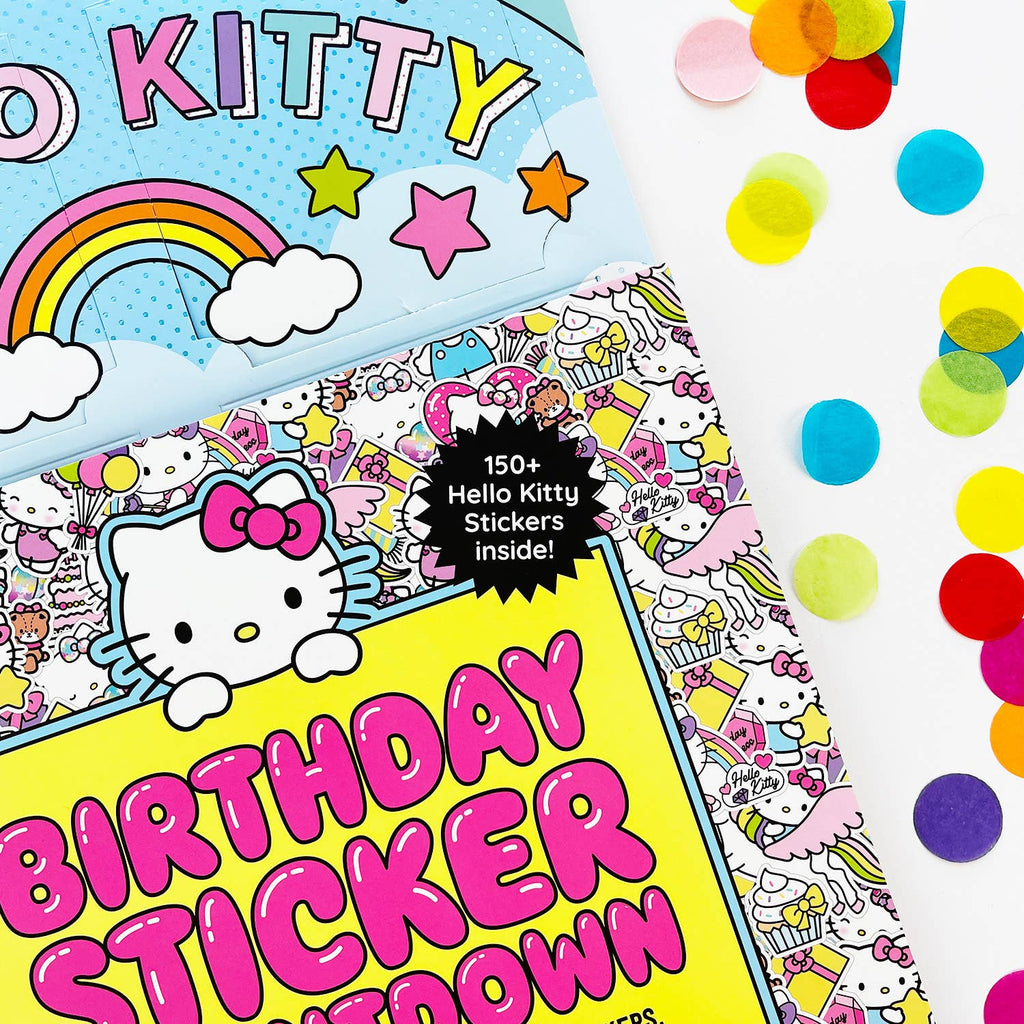 Hello Kitty Birthday Sticker Countdown Calendar