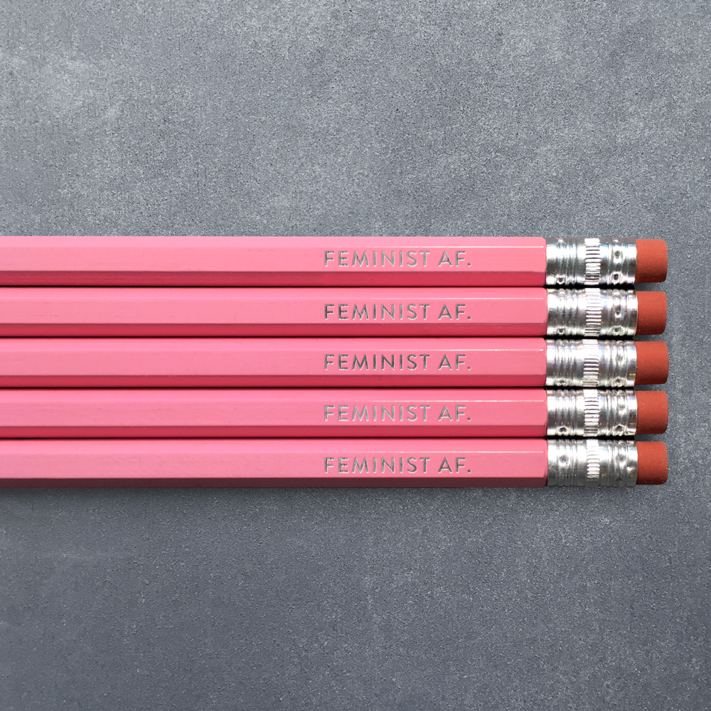 FEMINIST AF Pink Pencil Pack