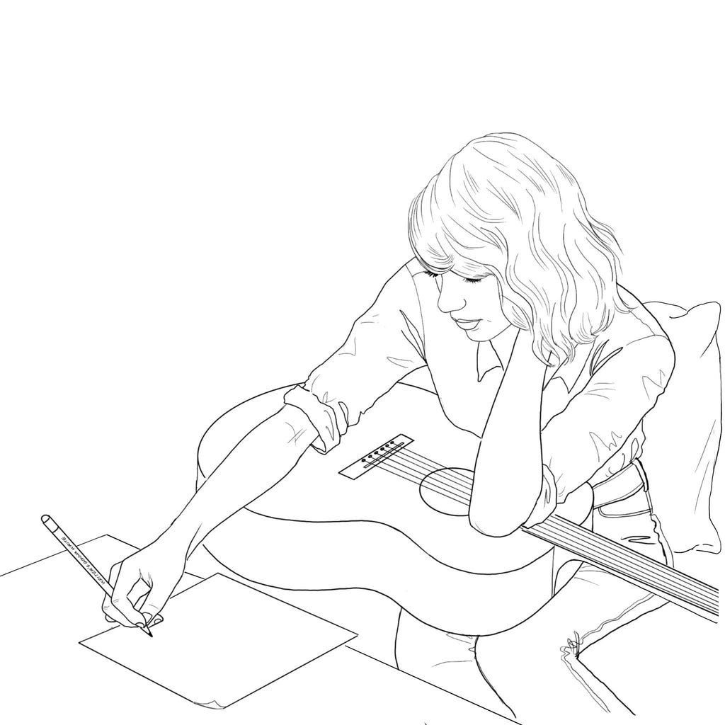 Colour Me Swiftly Unofficial Taylor Swift Coloring Book