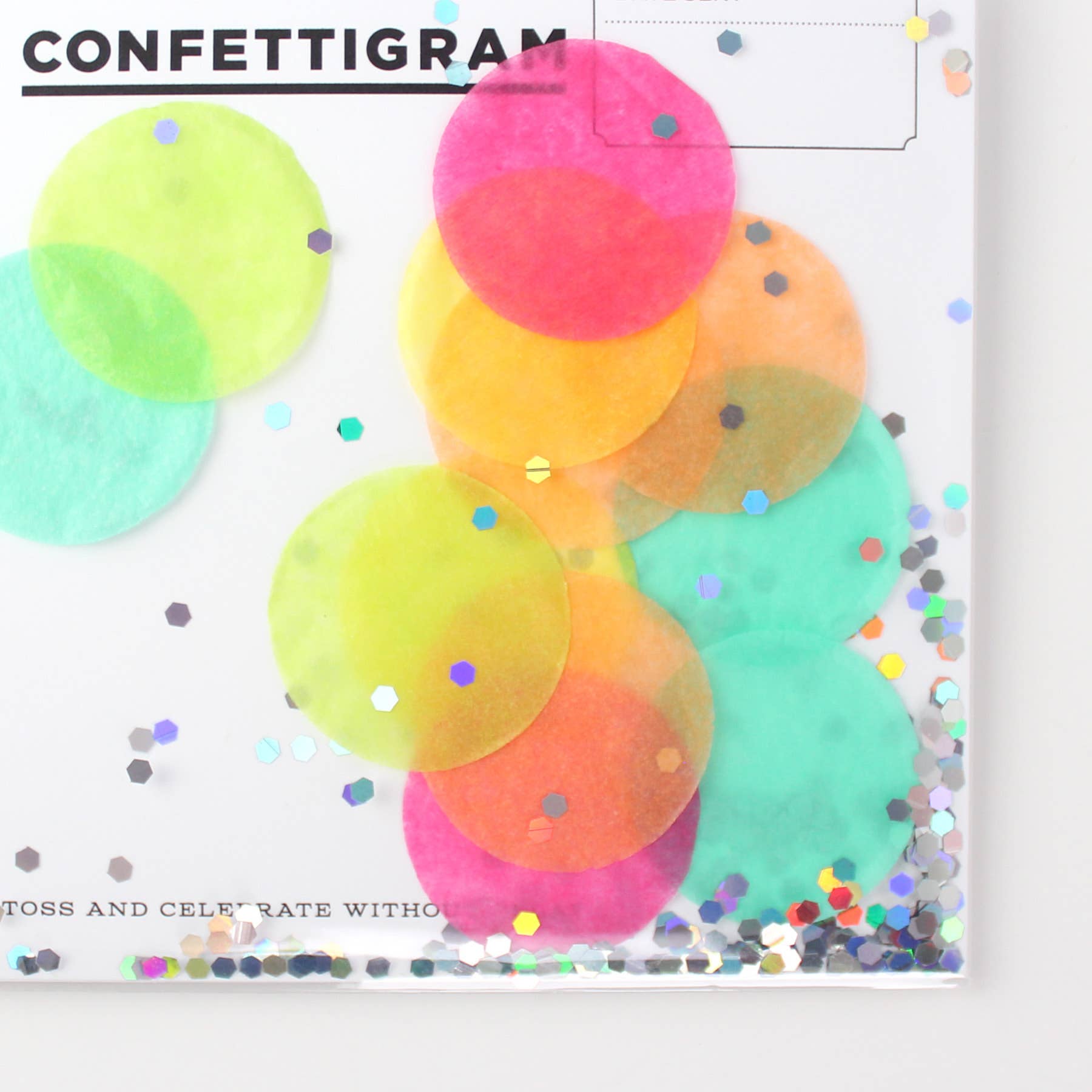 Disco Confettigram Greeting Card