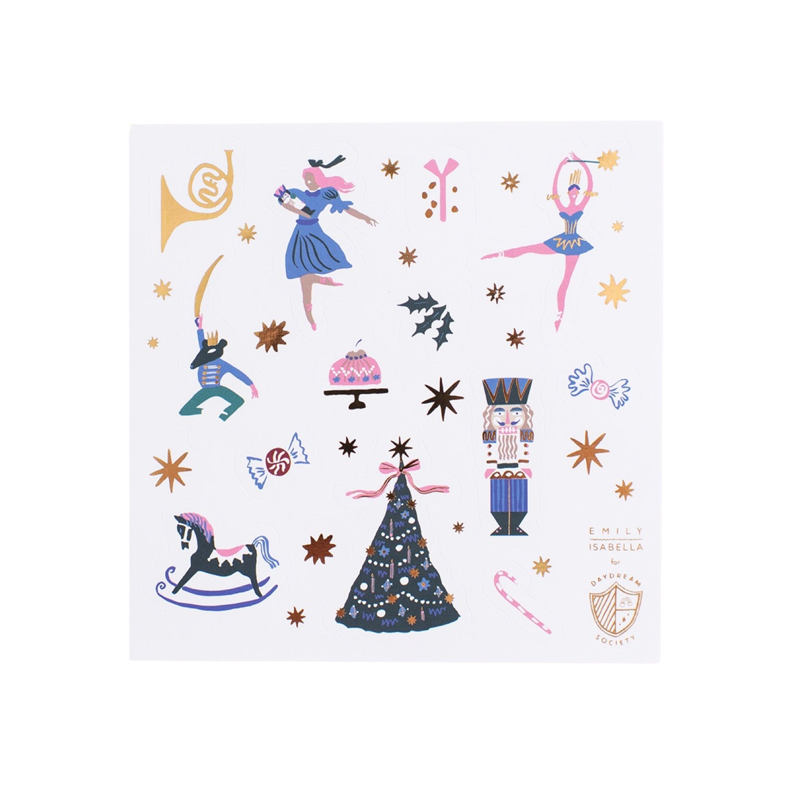 Nutcracker Sticker Sheets (4pk)