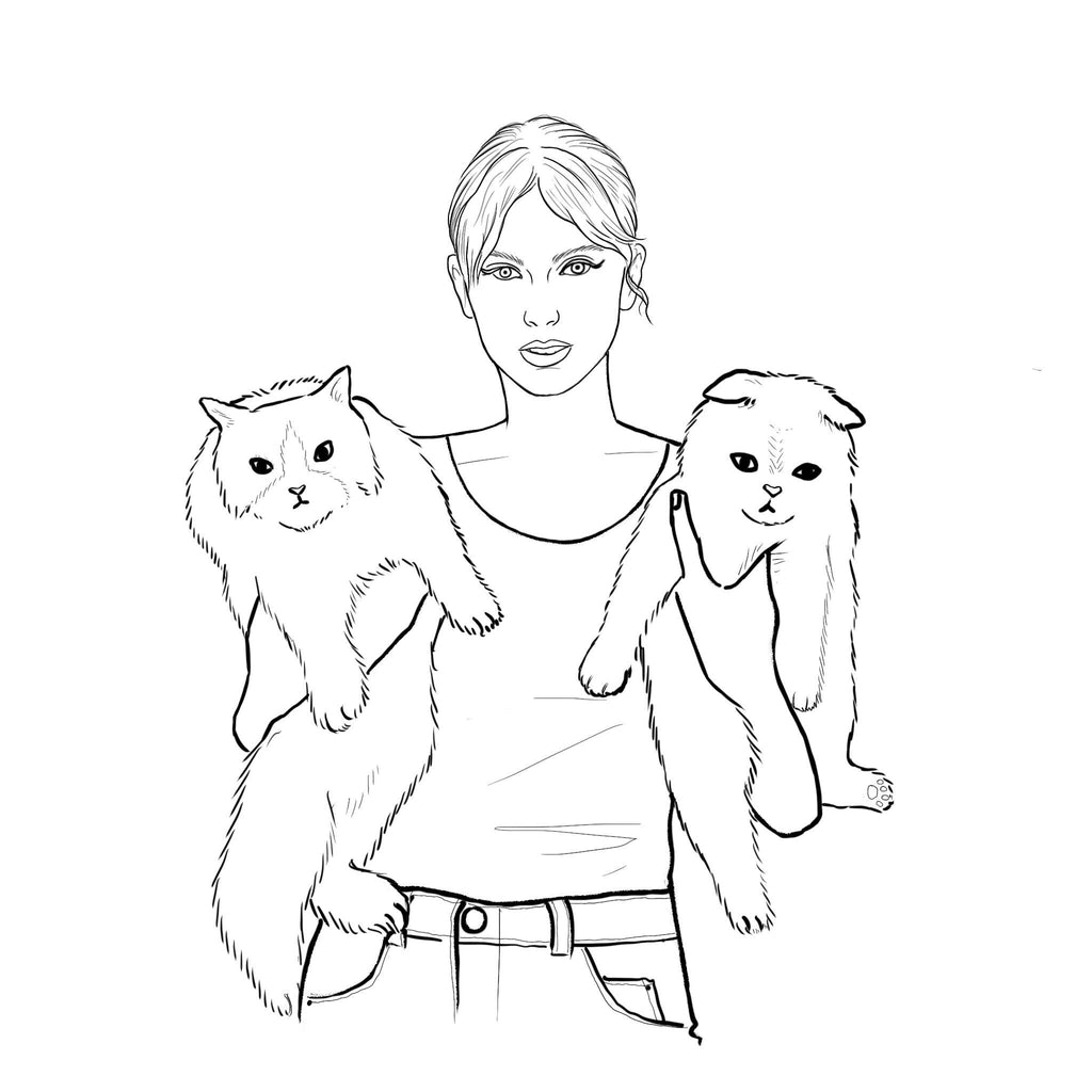 Colour Me Swiftly Unofficial Taylor Swift Coloring Book