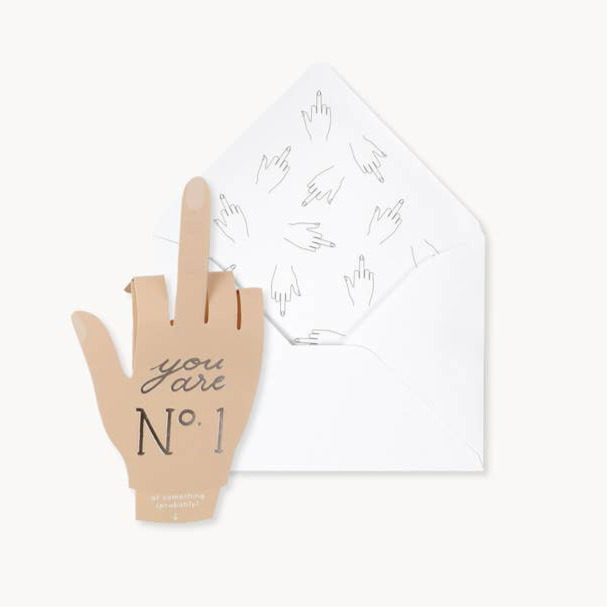 Number One Pop-Up Card