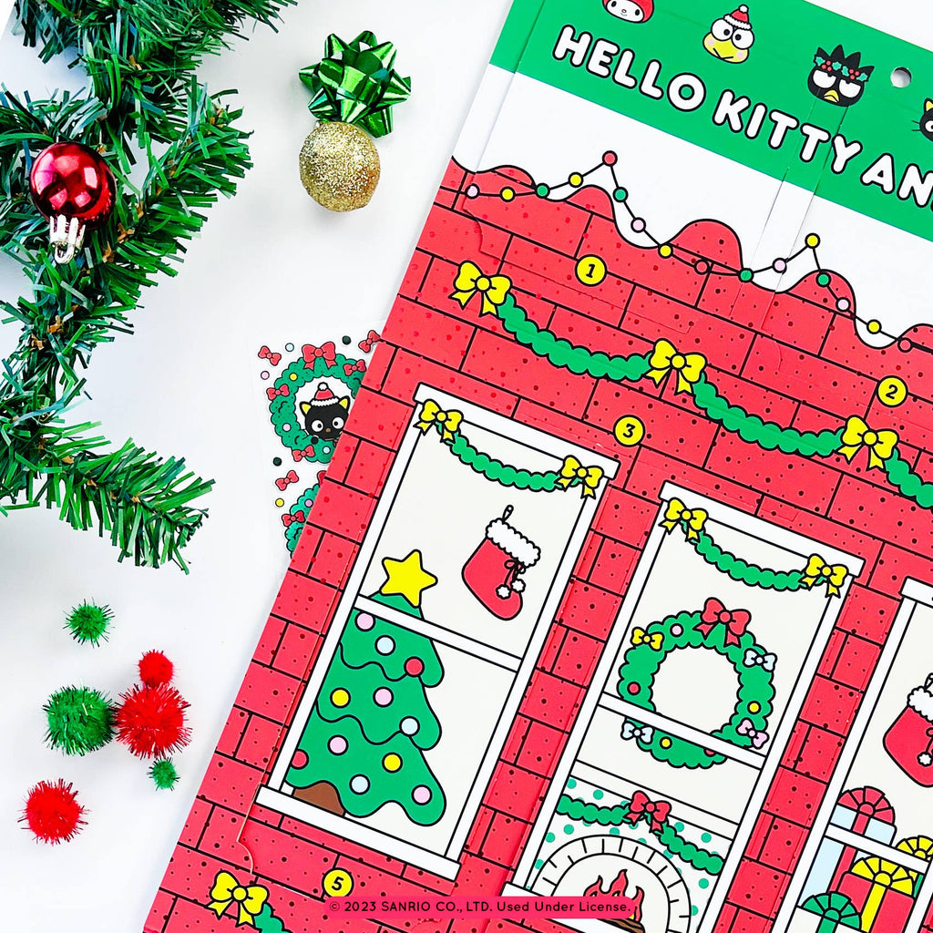 Hello Kitty & Friends Christmas Sticker Countdown Advent Calendar