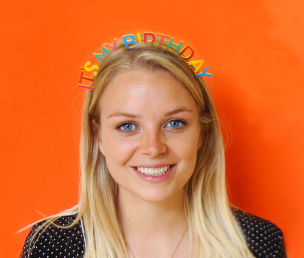 Rainbow 'It's My Birthday' Headband