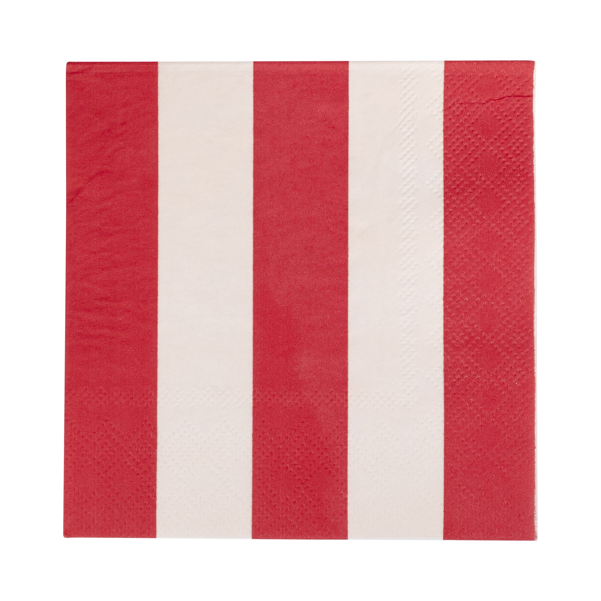 Red & Pink / Green & Mint Striped Cocktail Napkins