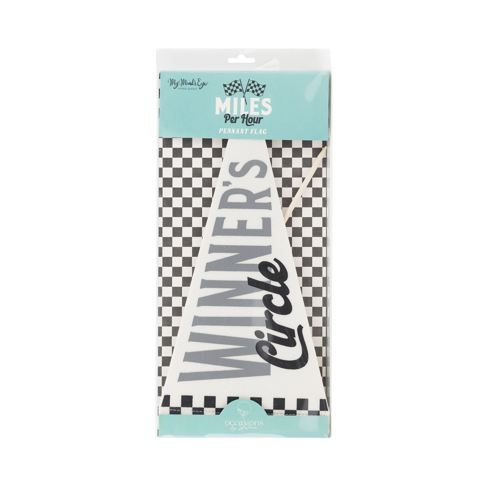 Miles Per Hour Winners Circle Felt Pennant