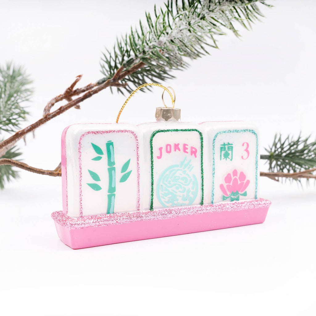 PRESALE: Mahjong Tiles Ornament 4.5"