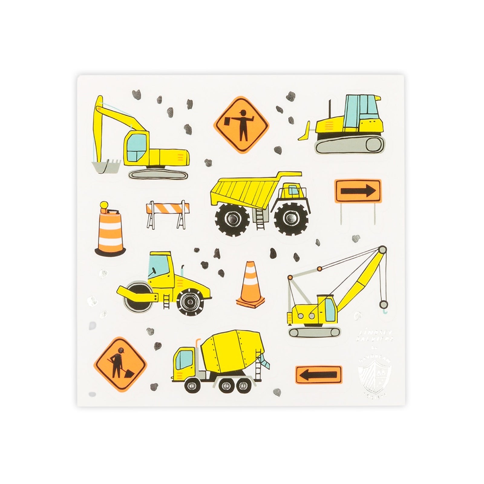 Under Construction Sticker Sheets (4pk)