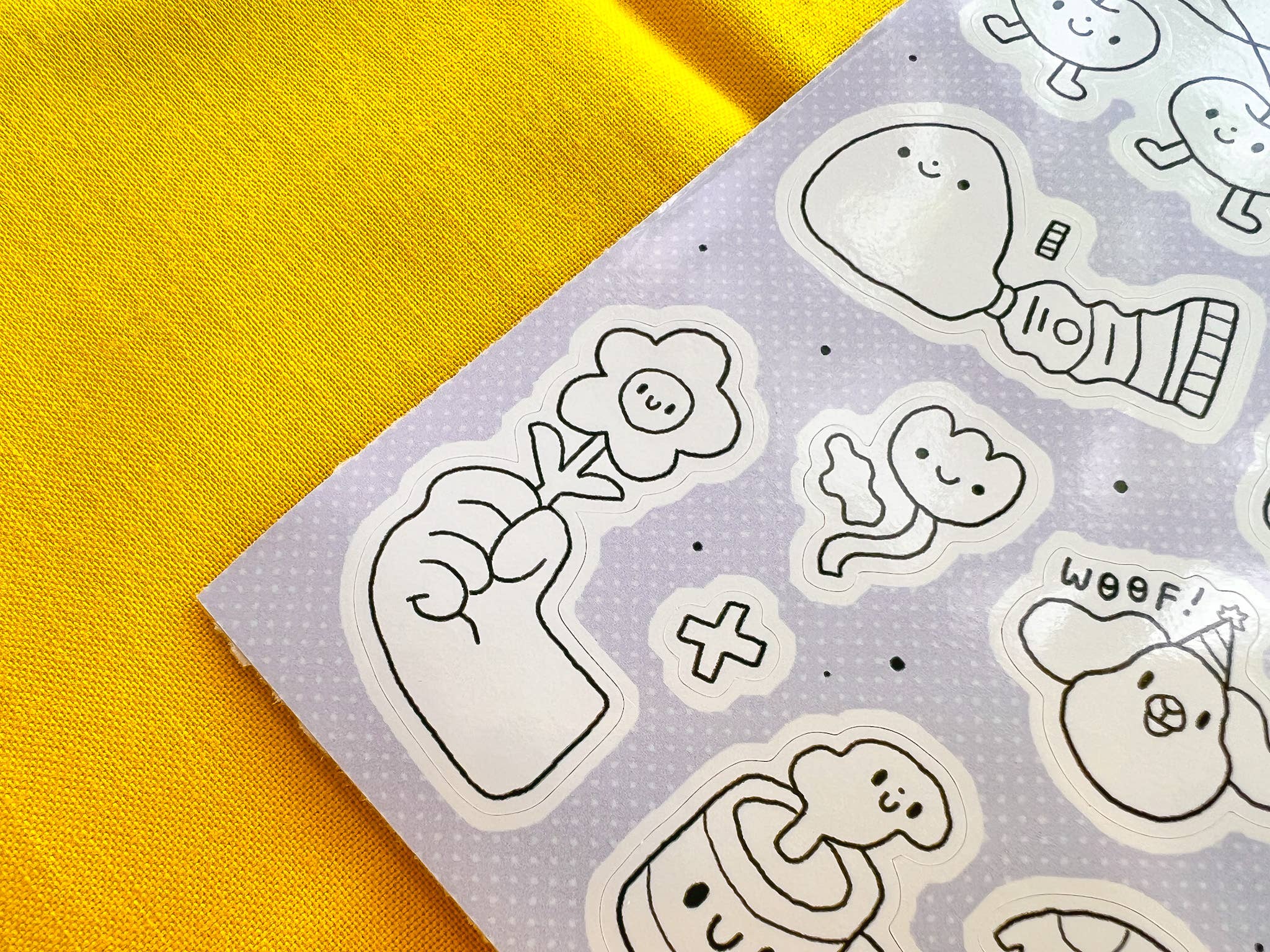 Sketchbook Doodles Sticker Sheet