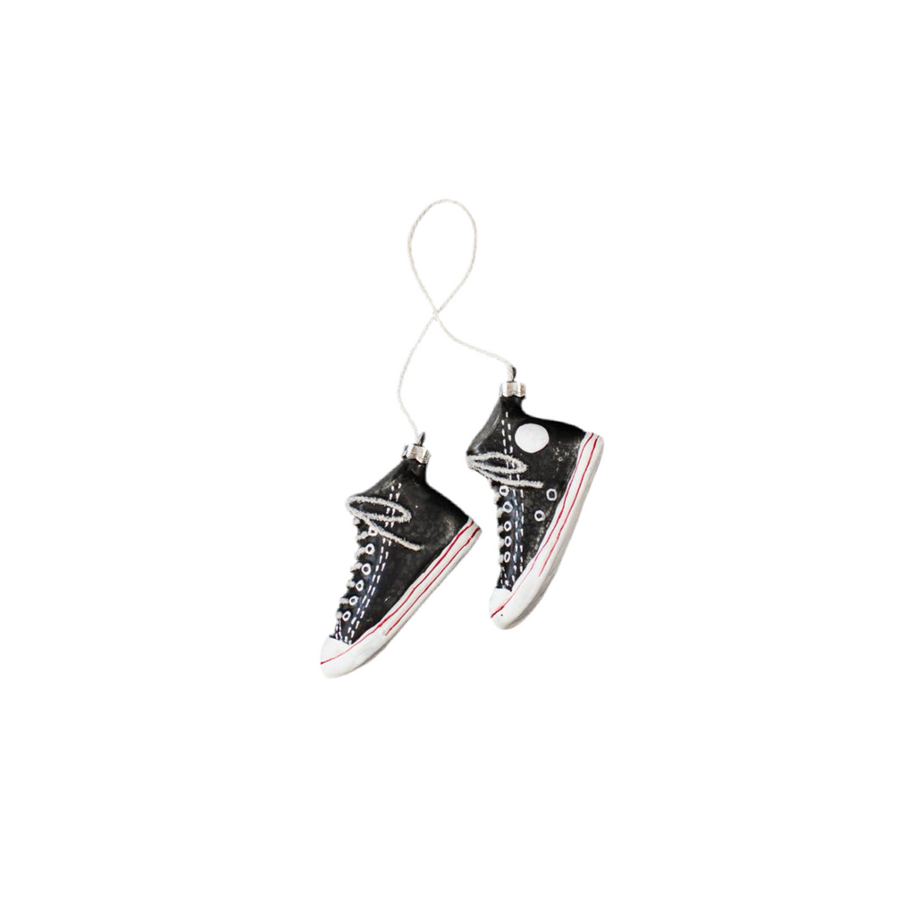 Black High Top Ornament 3"