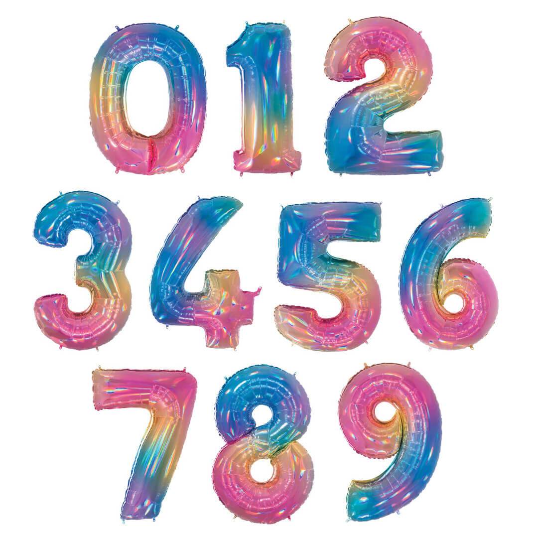 Betallic-giant-number-balloon-0-1-2-3-4-5-6-7-8-9-opal-holographic-rainbow-40-inches-foil-mylar