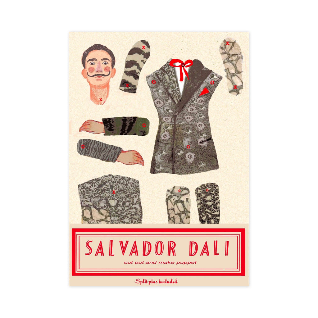 Cut & Make Salvador Dali Articulated Paper Doll