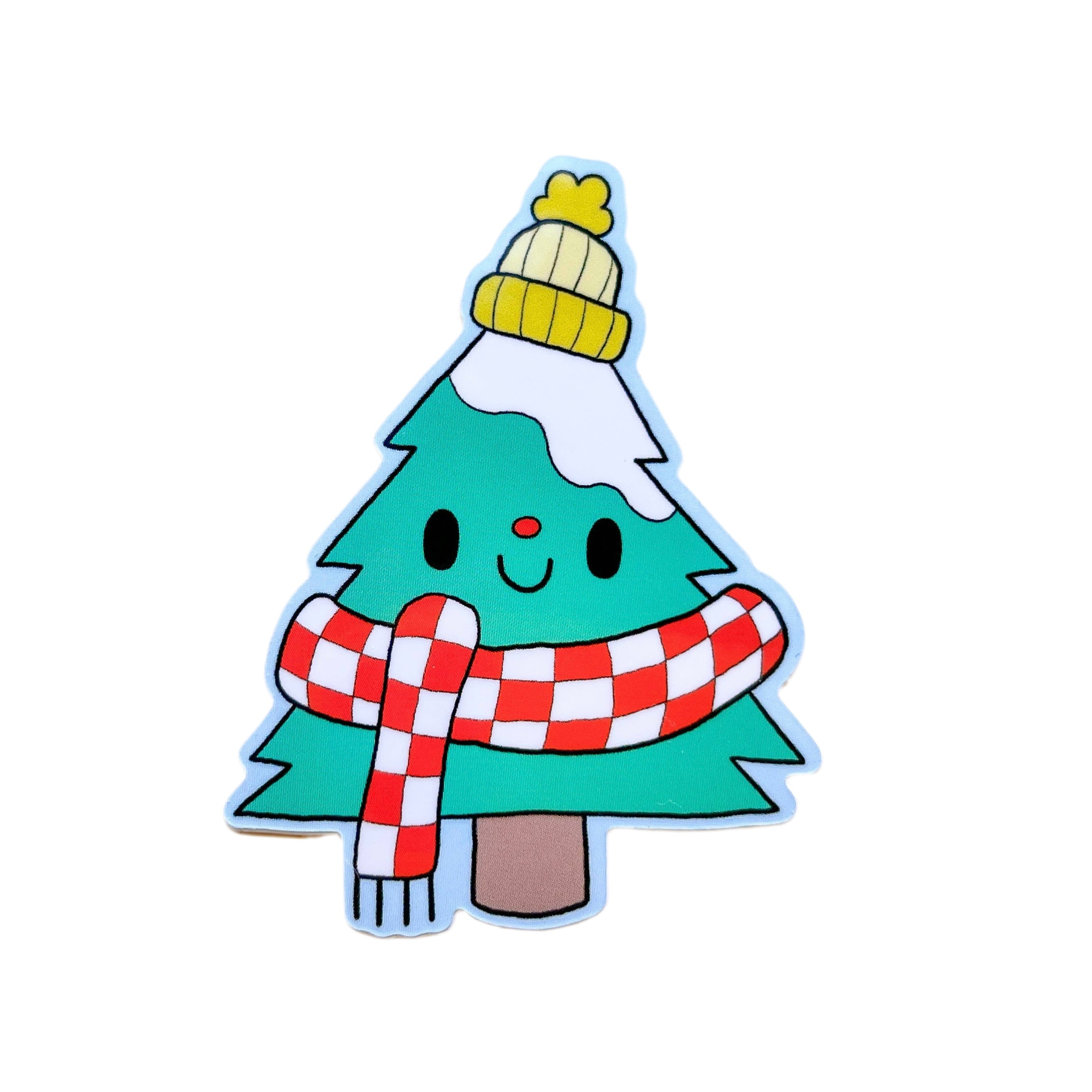 Comfy Cozy Cold Tree Vinyl Sticker