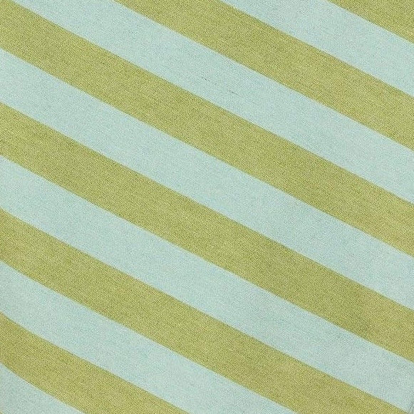 Spring Green / Aqua Striped Kitchen Towel