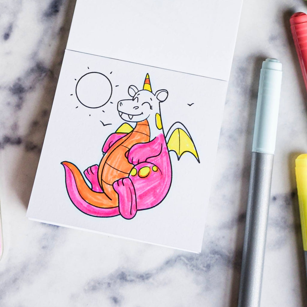 Mythical & Magical Mini Coloring Pad