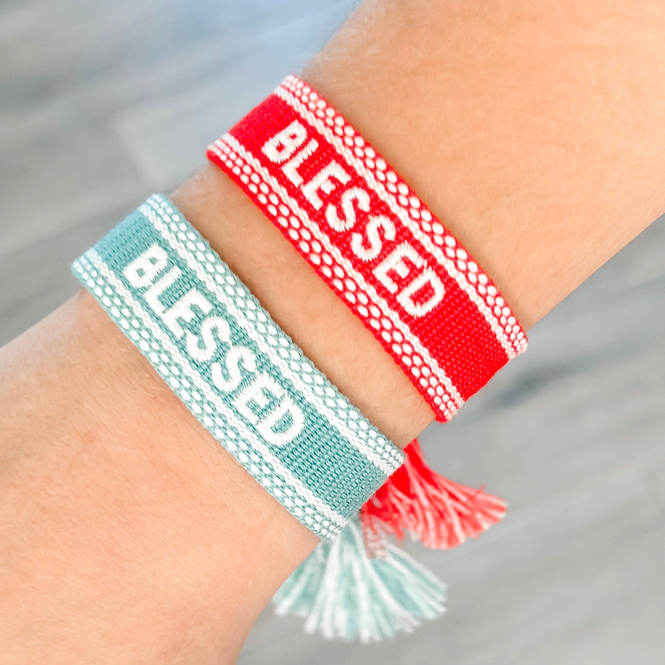 BLESSED Woven Bracelet