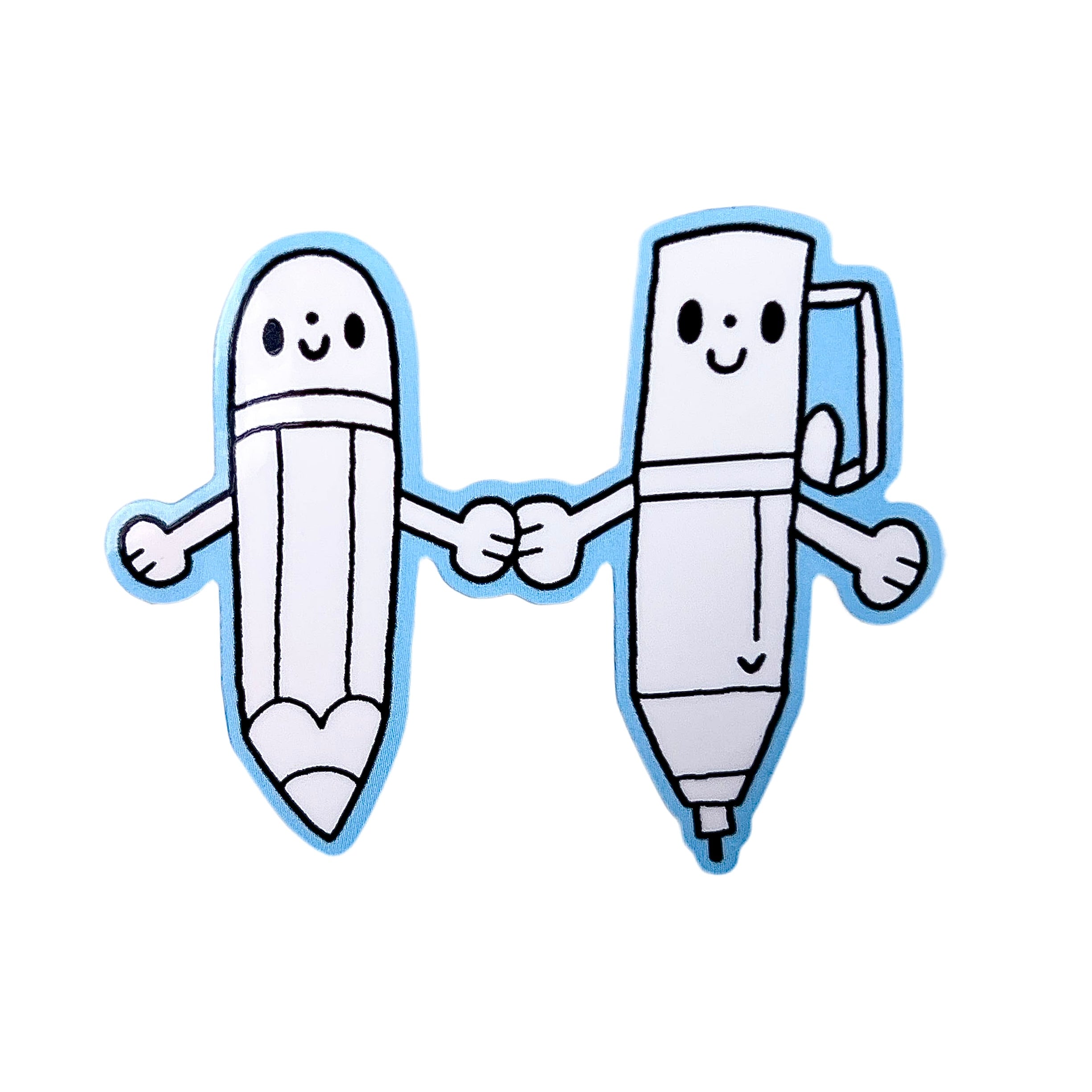 Writing Buddies Vinyl Sticker