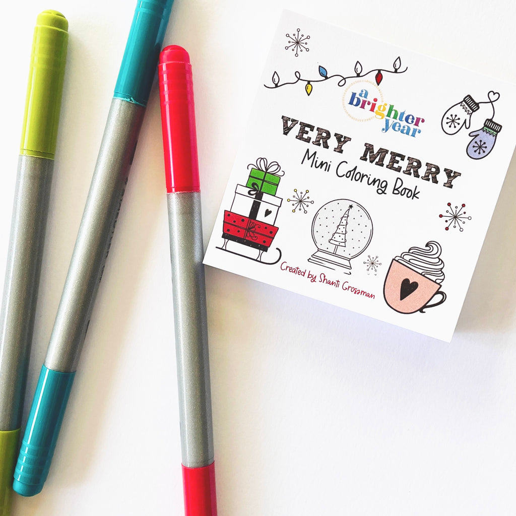 Very Merry Mini Coloring Book