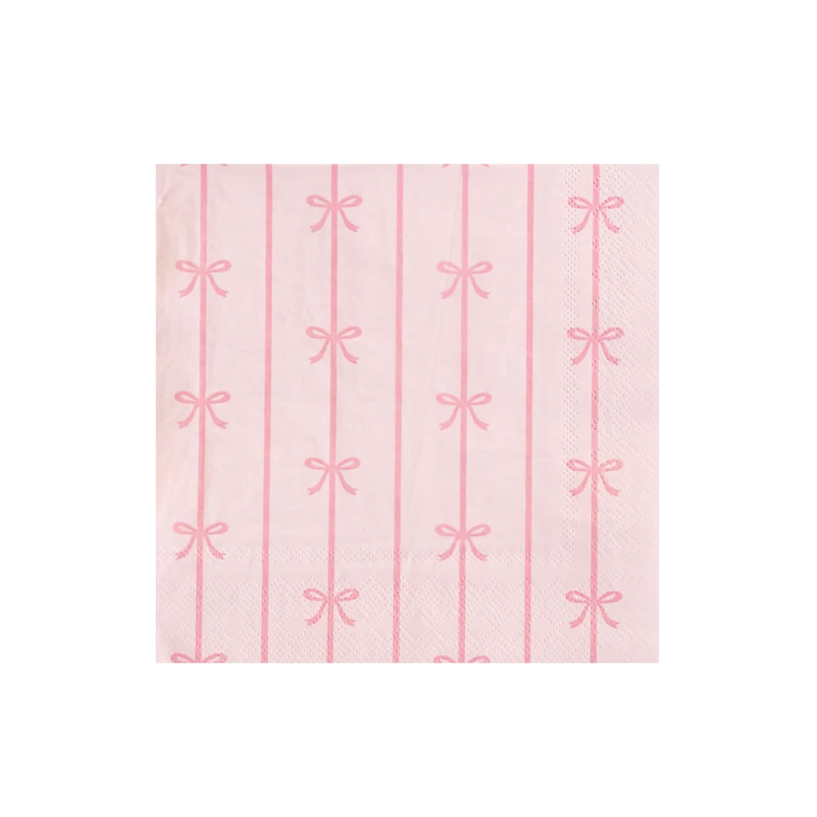 Petal Pink Signature Bow Large Napkins