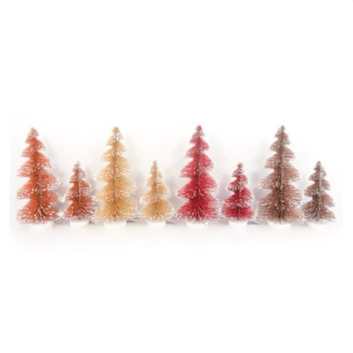 Warm Tone Spiral Sisal Trees (Set of 2)