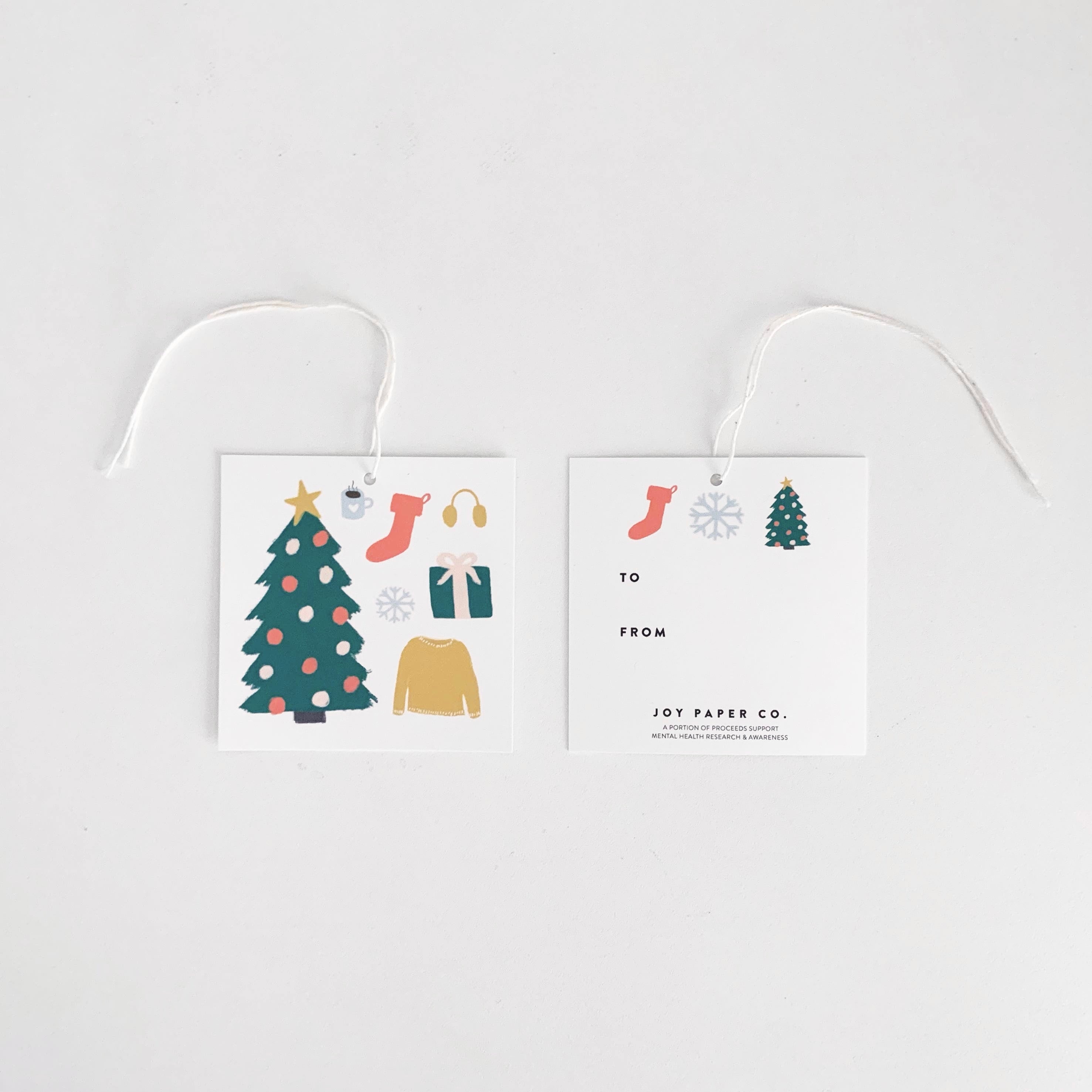 Holiday Illustrations Gift Tags (Set of 8)