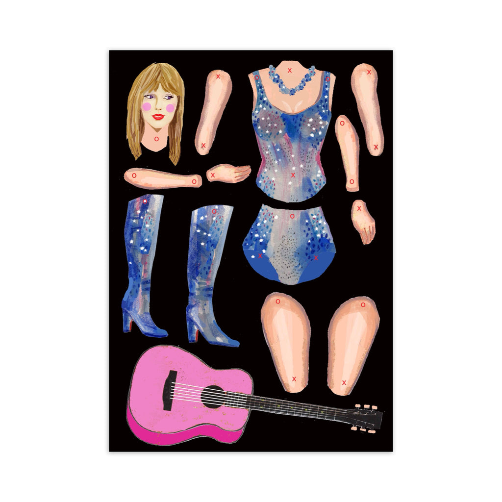 Cut & Make Taylor Swift Paper Doll