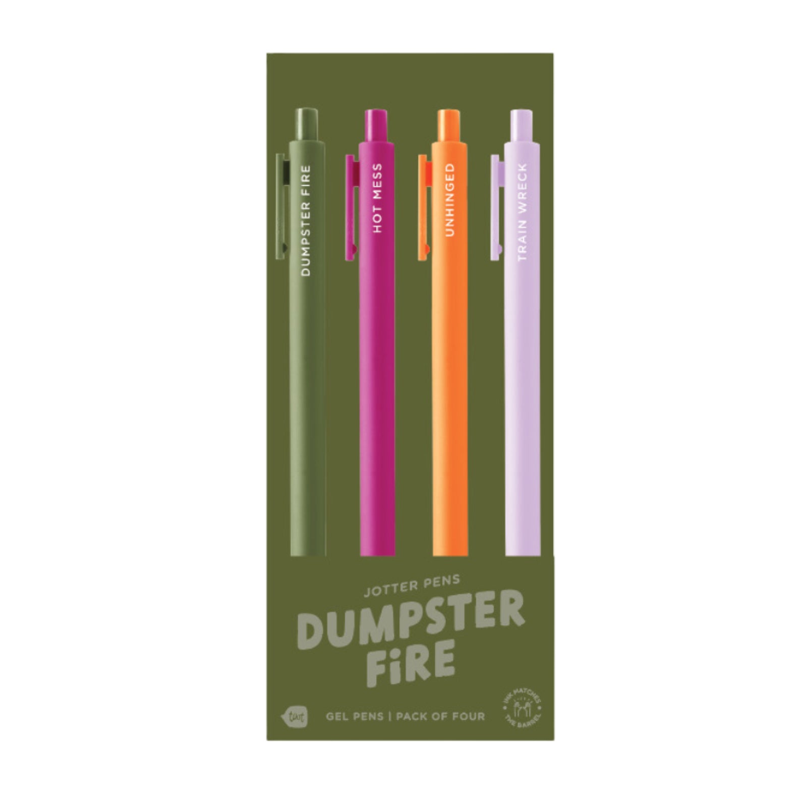 DUMPSTER FIRE Jotter Pen Set