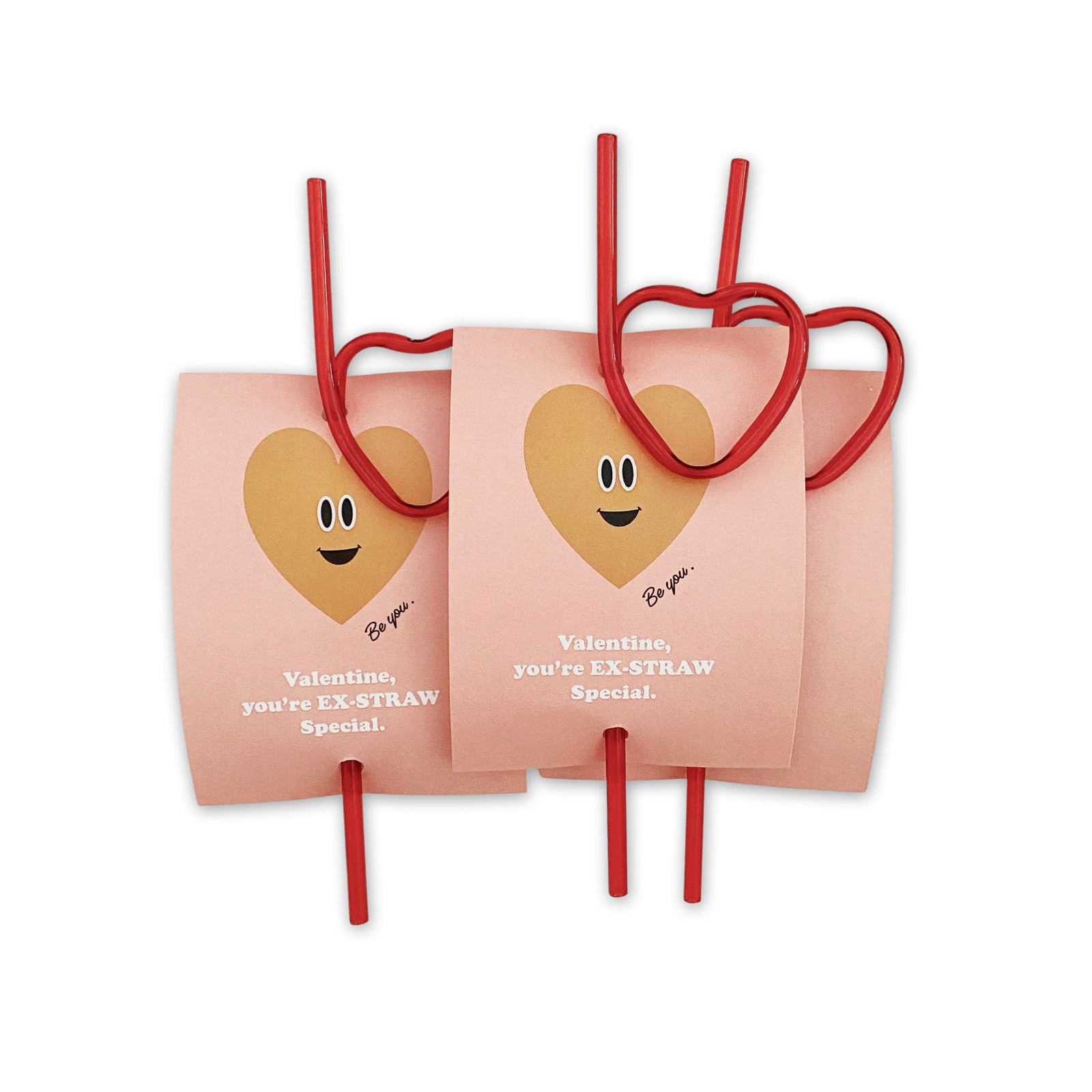 Heart Straws Classroom Valentine Kit (12ct)