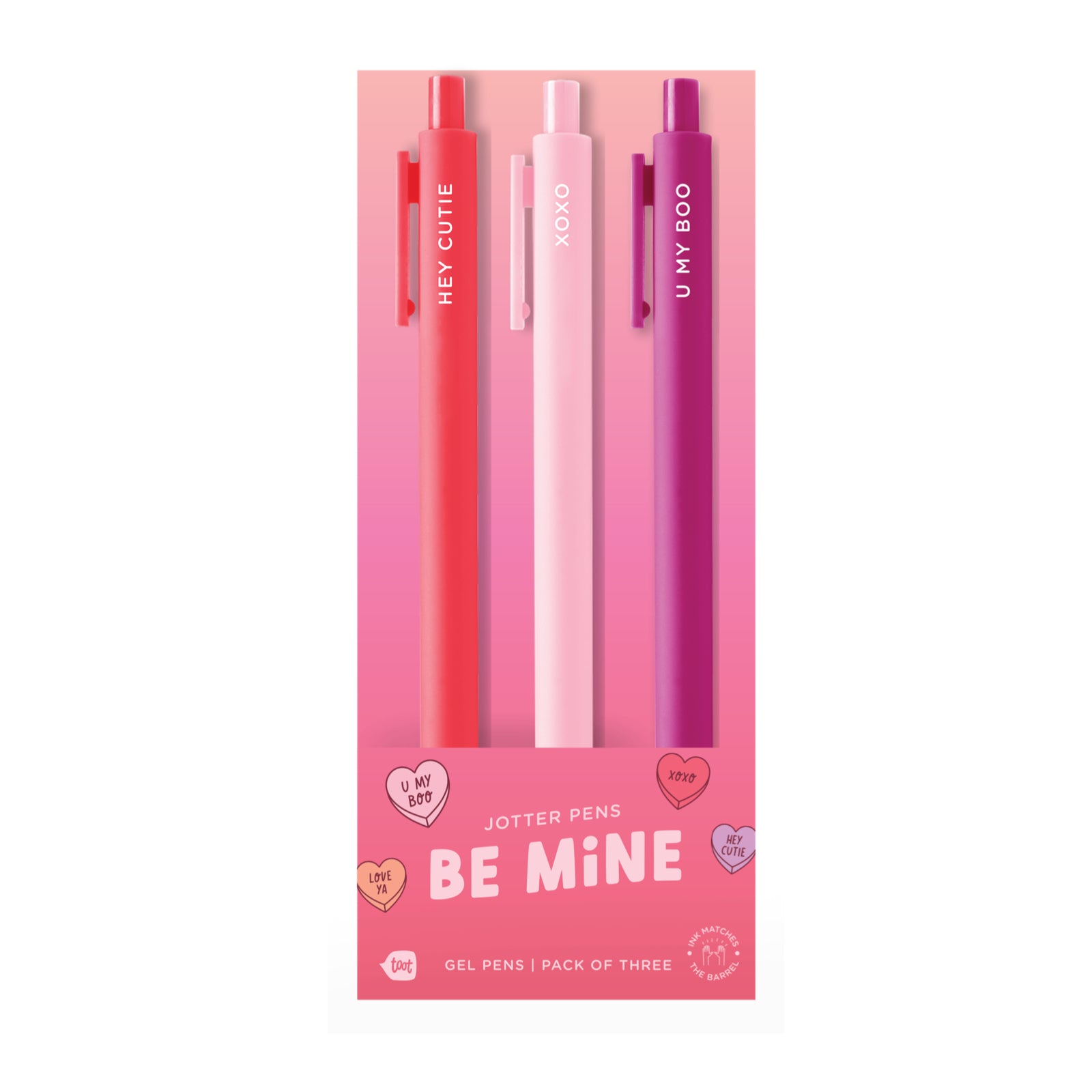 BE MINE Jotter Pen Set