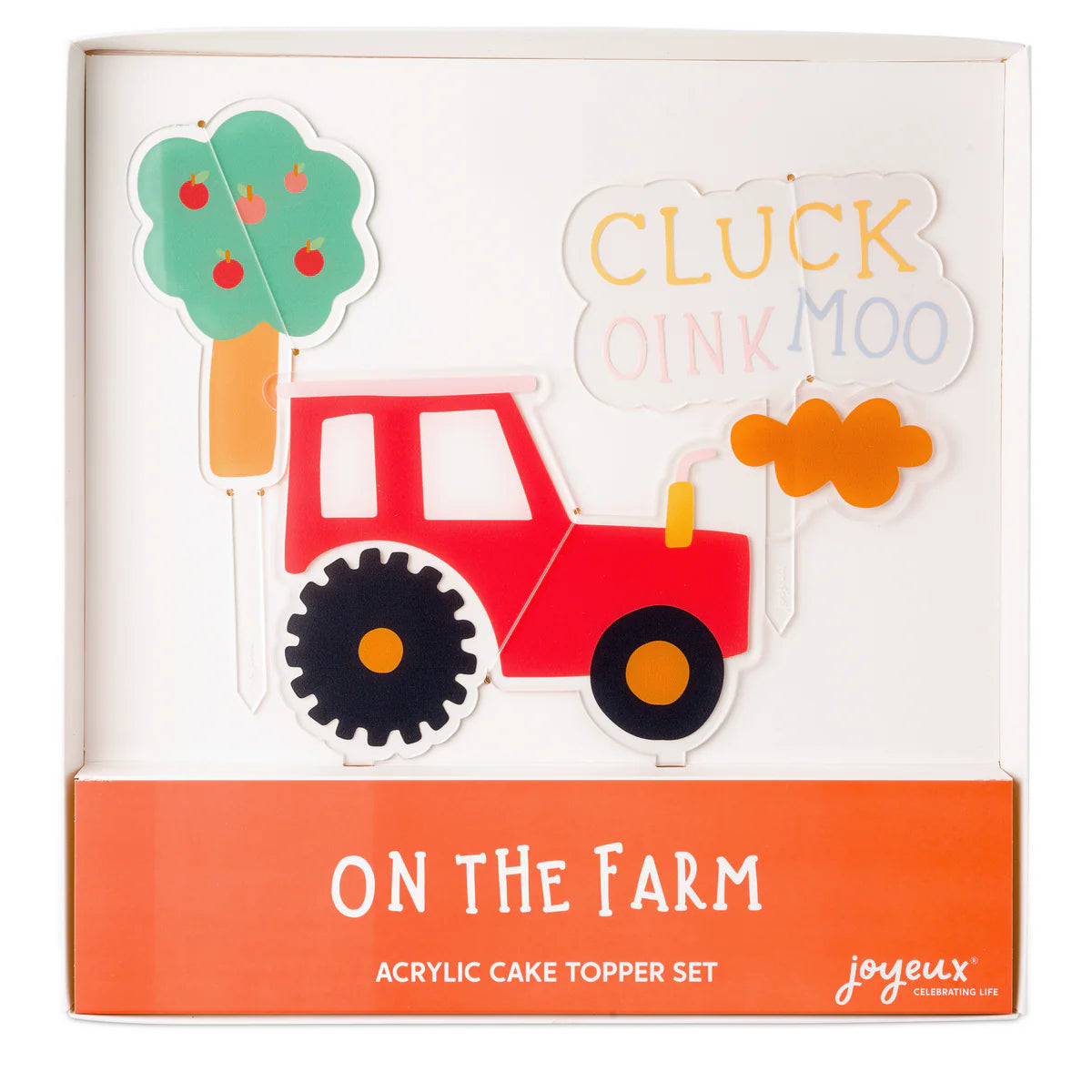 ON THE FARM Acrylic Cake Toppers