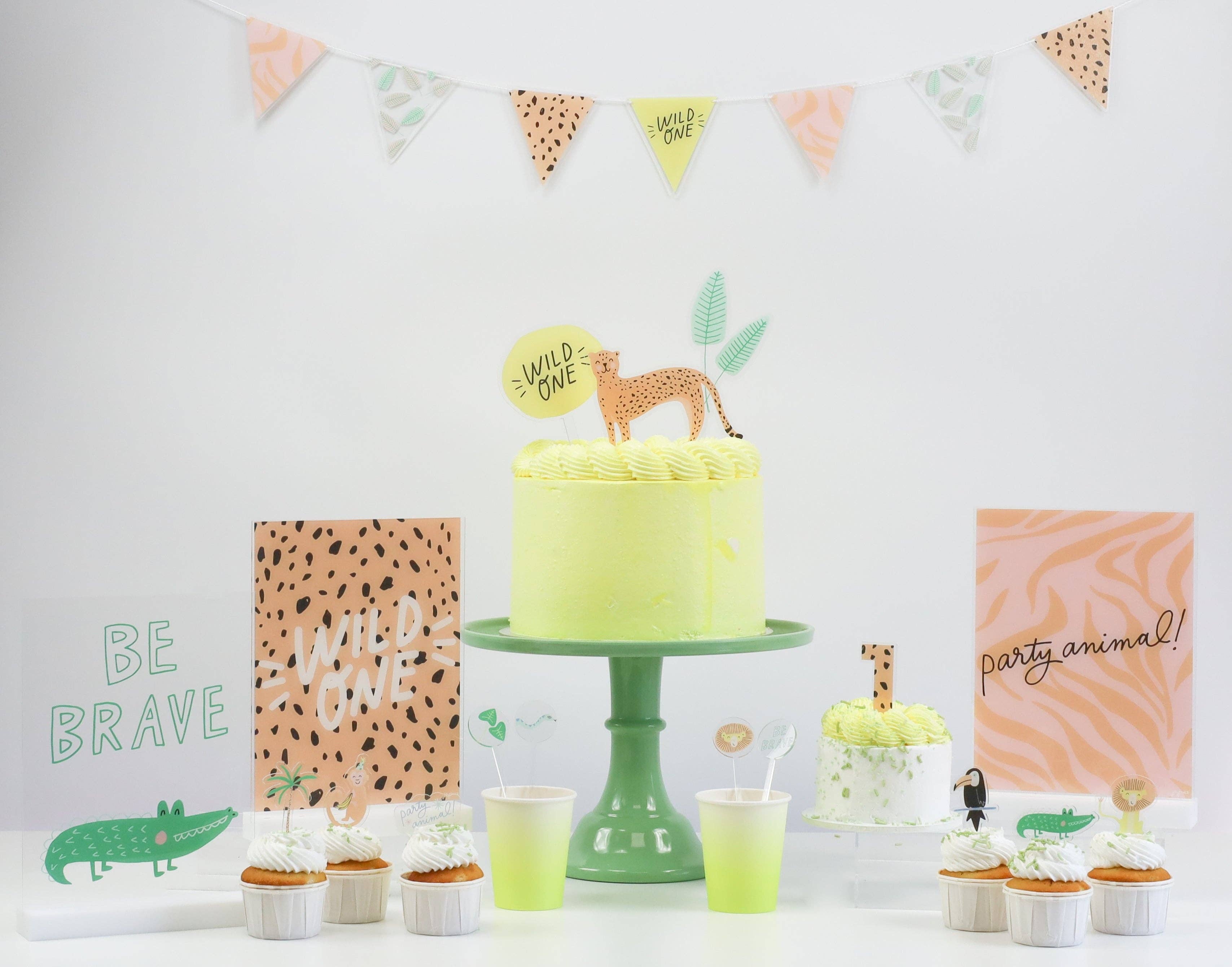 WILD ONE Acrylic Cake Toppers