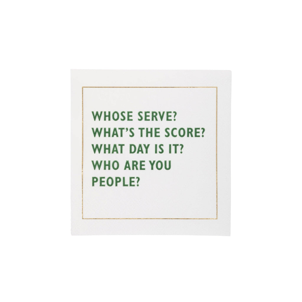 Pickleball Sayings Napkins