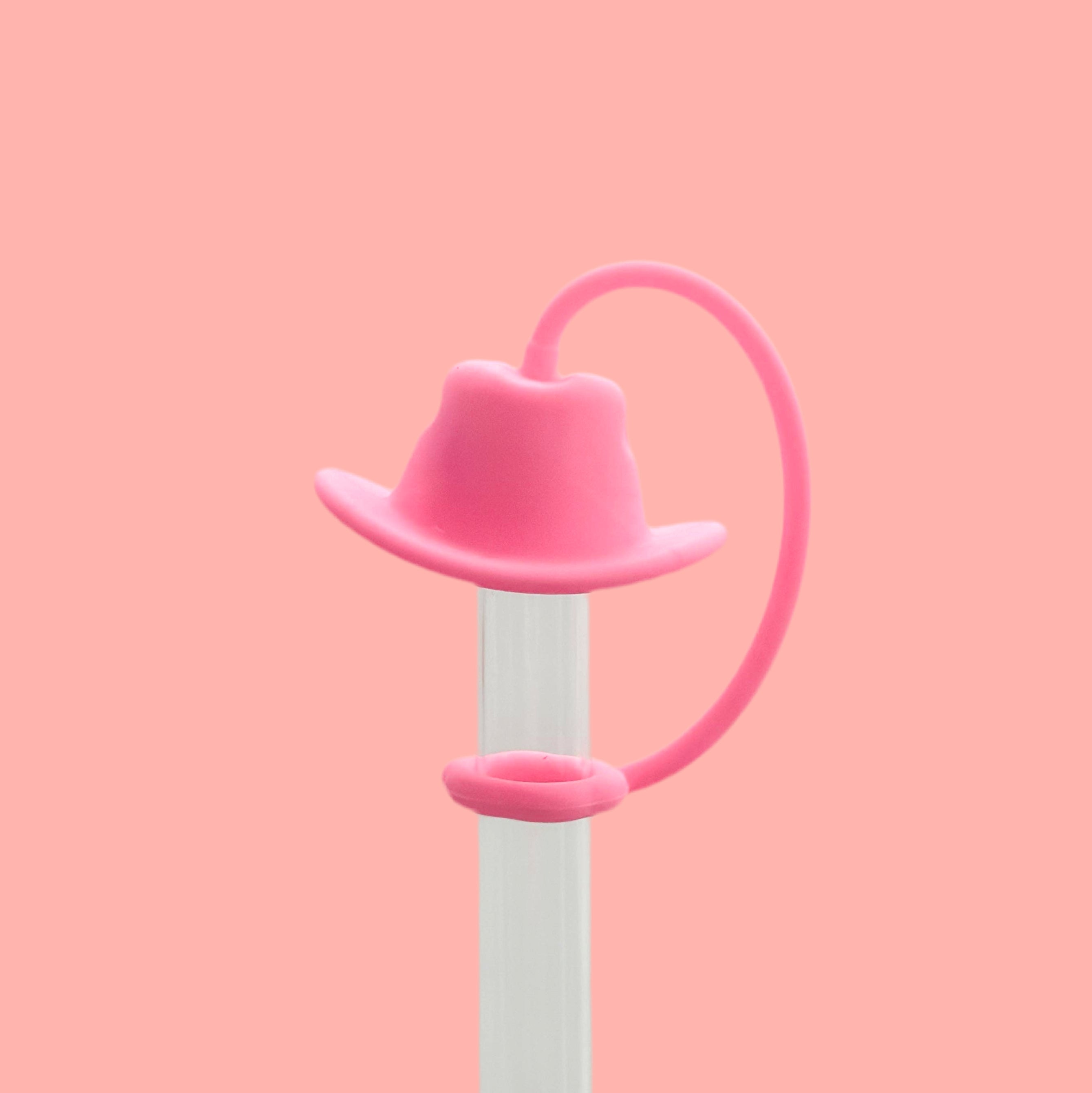 Pink Cowgirl Hat Straw Cover 10MM