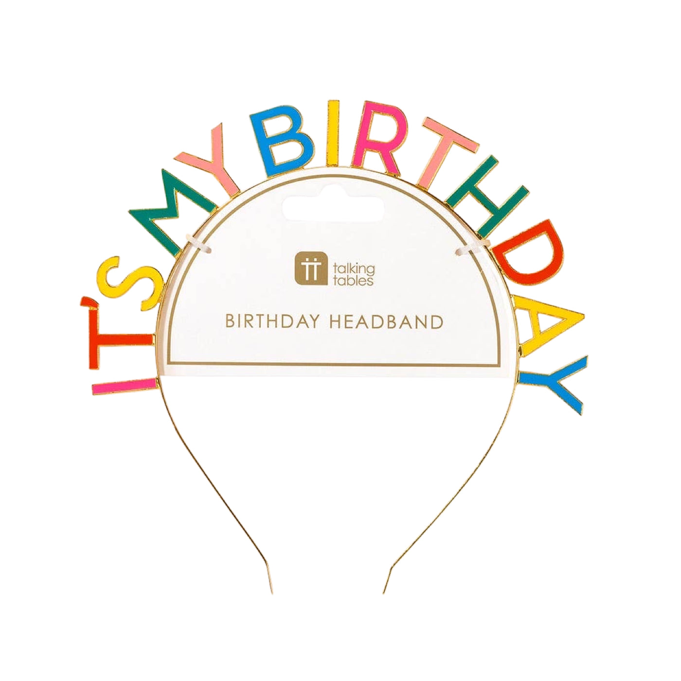 Rainbow 'It's My Birthday' Headband