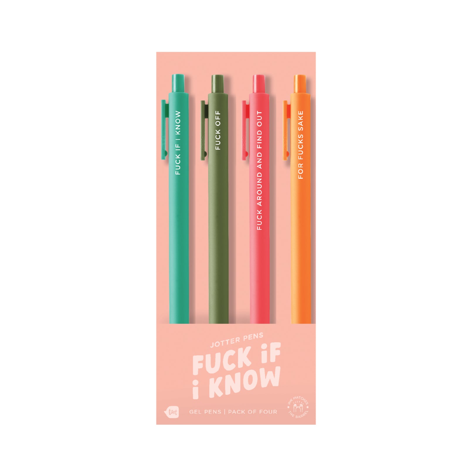 FUCK IF I KNOW Jotter Pen Set