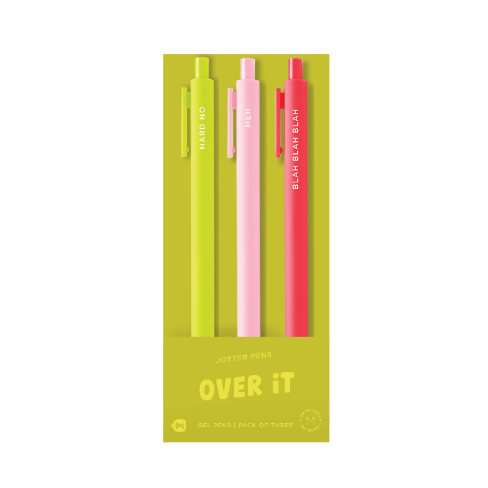 OVER IT Jotter Pen Set