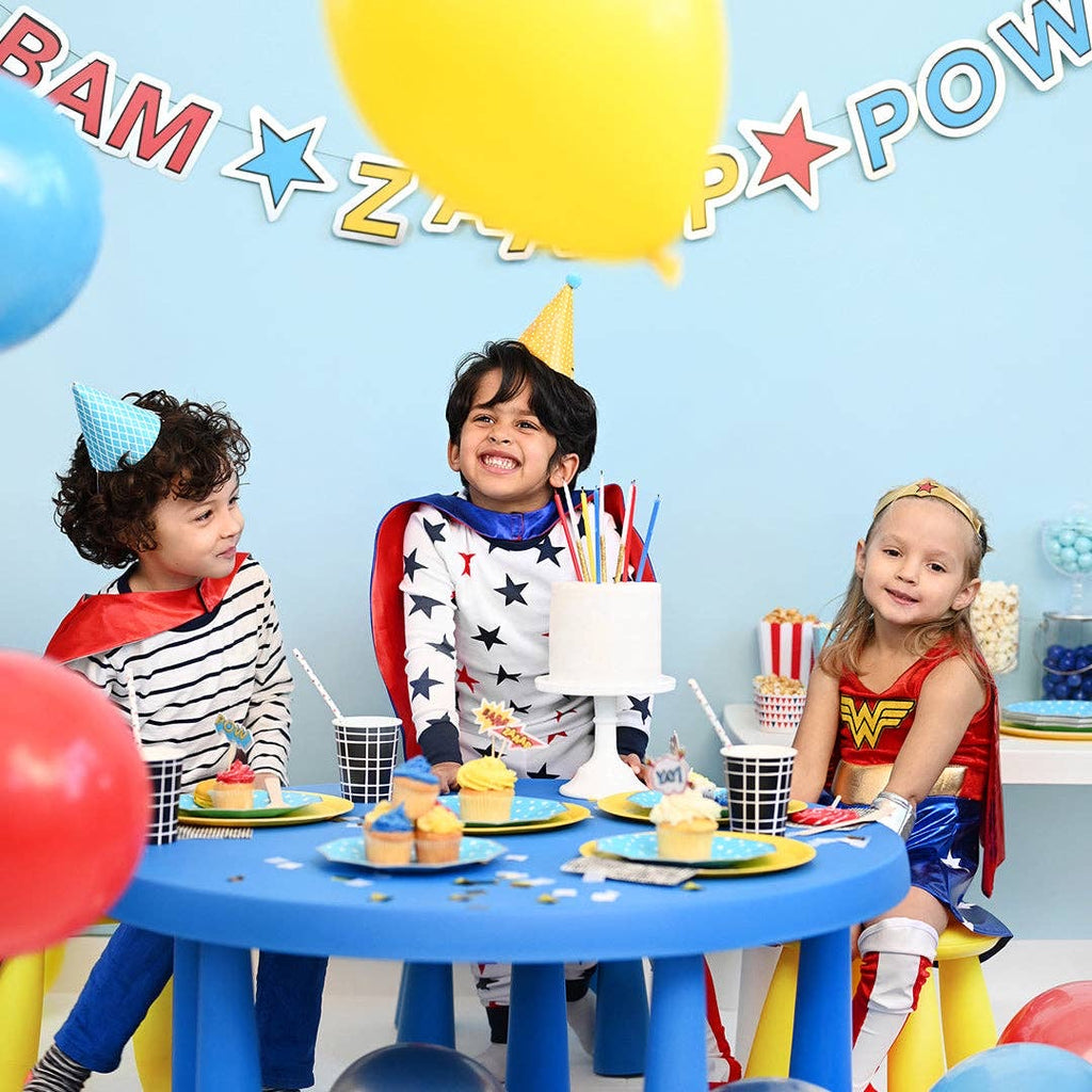 Superhero Party Banner