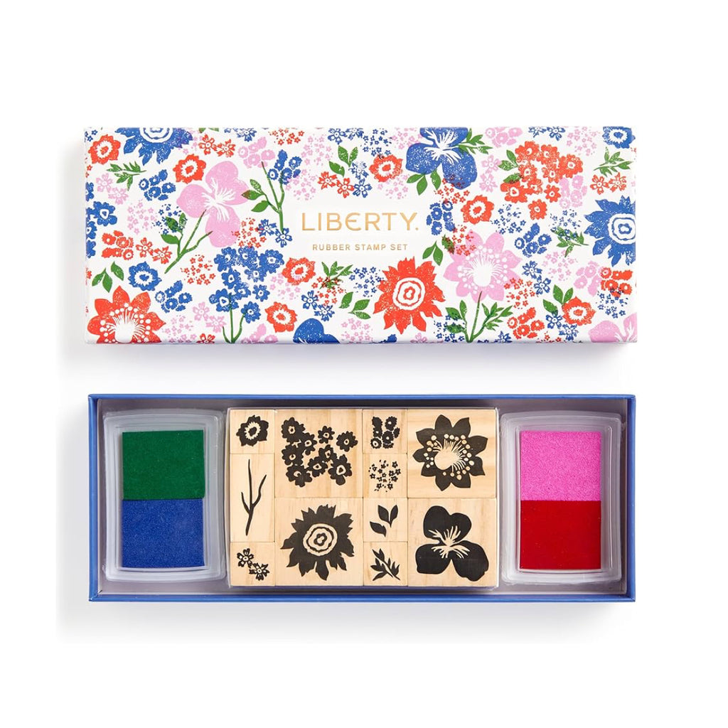 Liberty Classic Floral Rubber Stamp Set