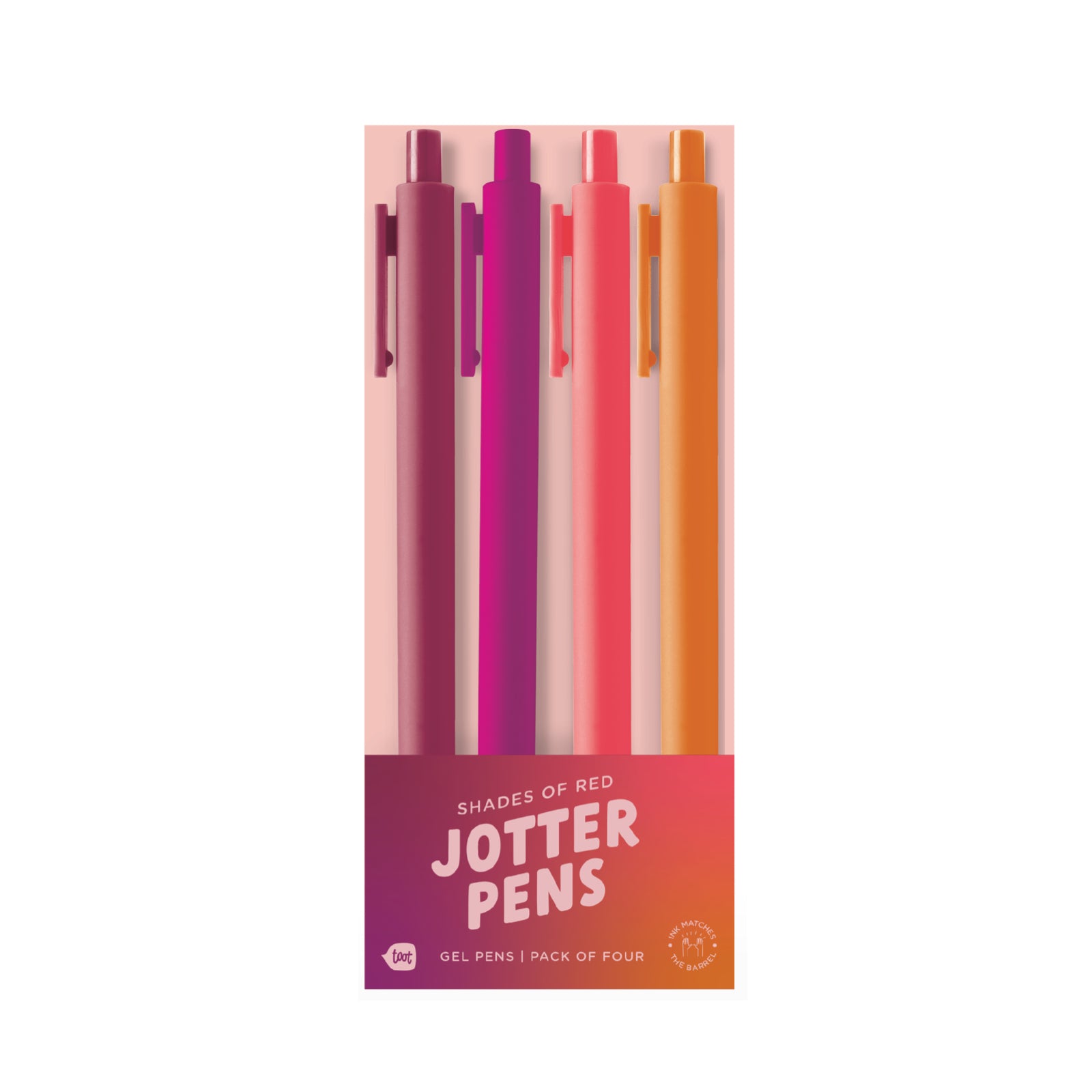 GRADIENT REDS Jotter Pen Set