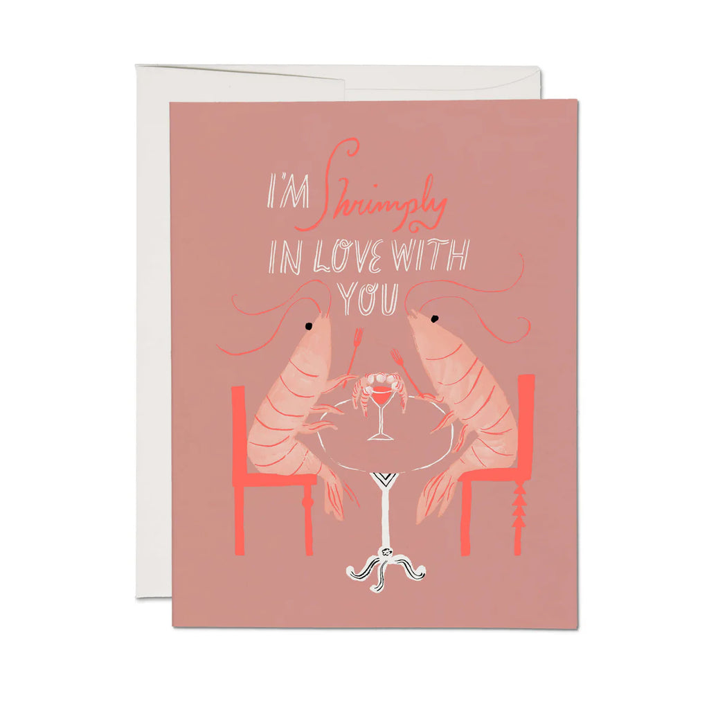 Shrimply Love You Greeting Card