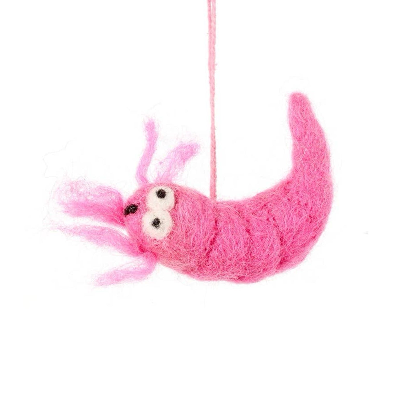 Pascal Prawn Felt Ornament 2.75"