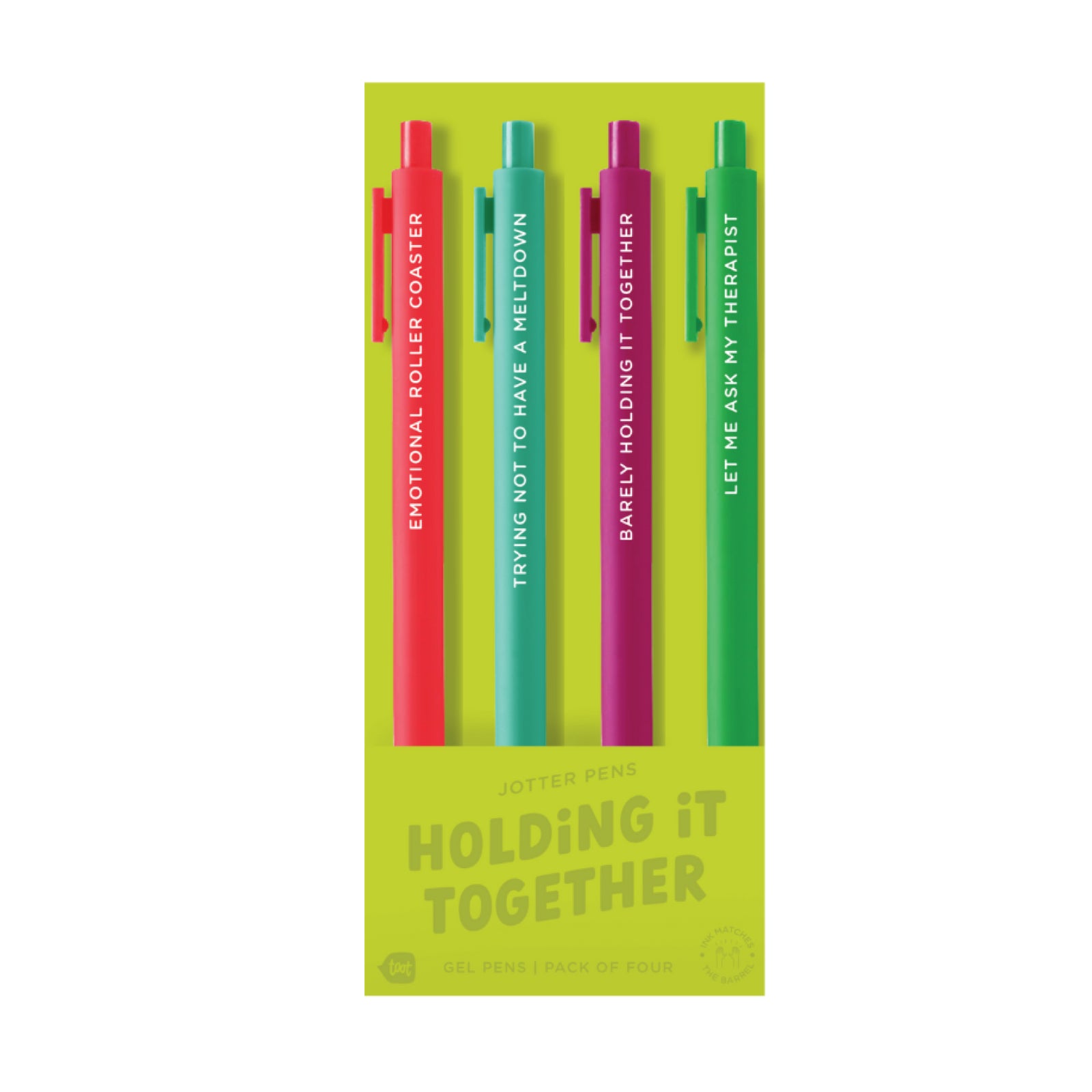 HOLDING IT TOGETHER Jotter Pen Set