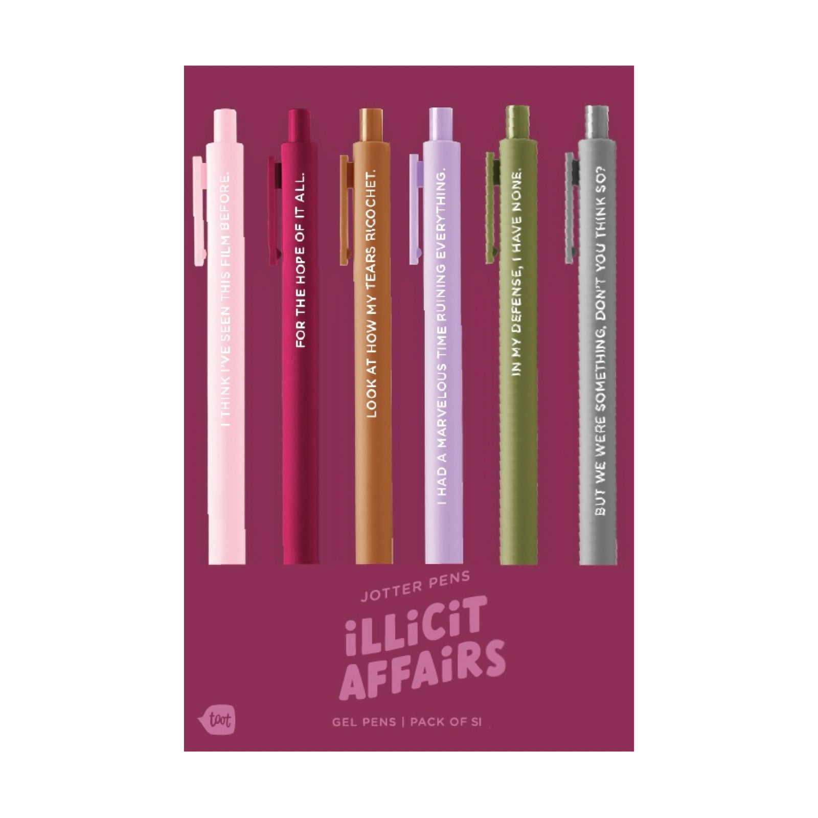 FOLKLORE / ILLICIT AFFAIRS Swiftie Jotter Pen Set