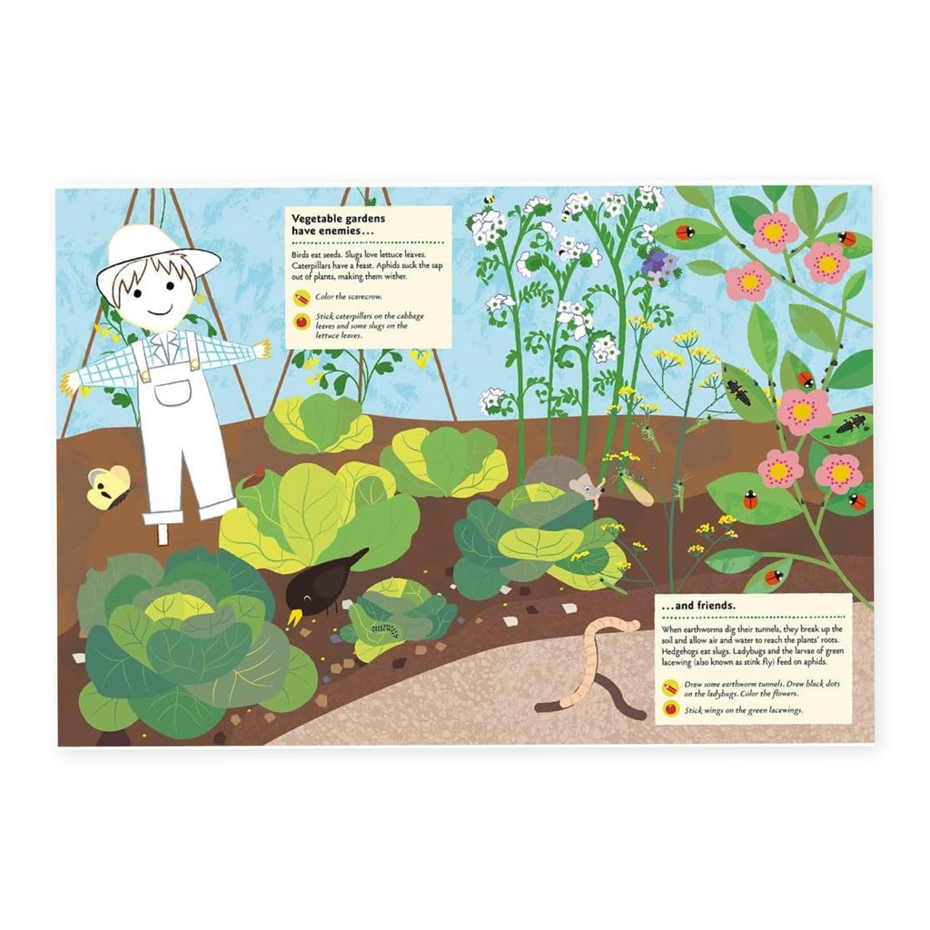 In the Vegetable Garden Sticker Activity Book