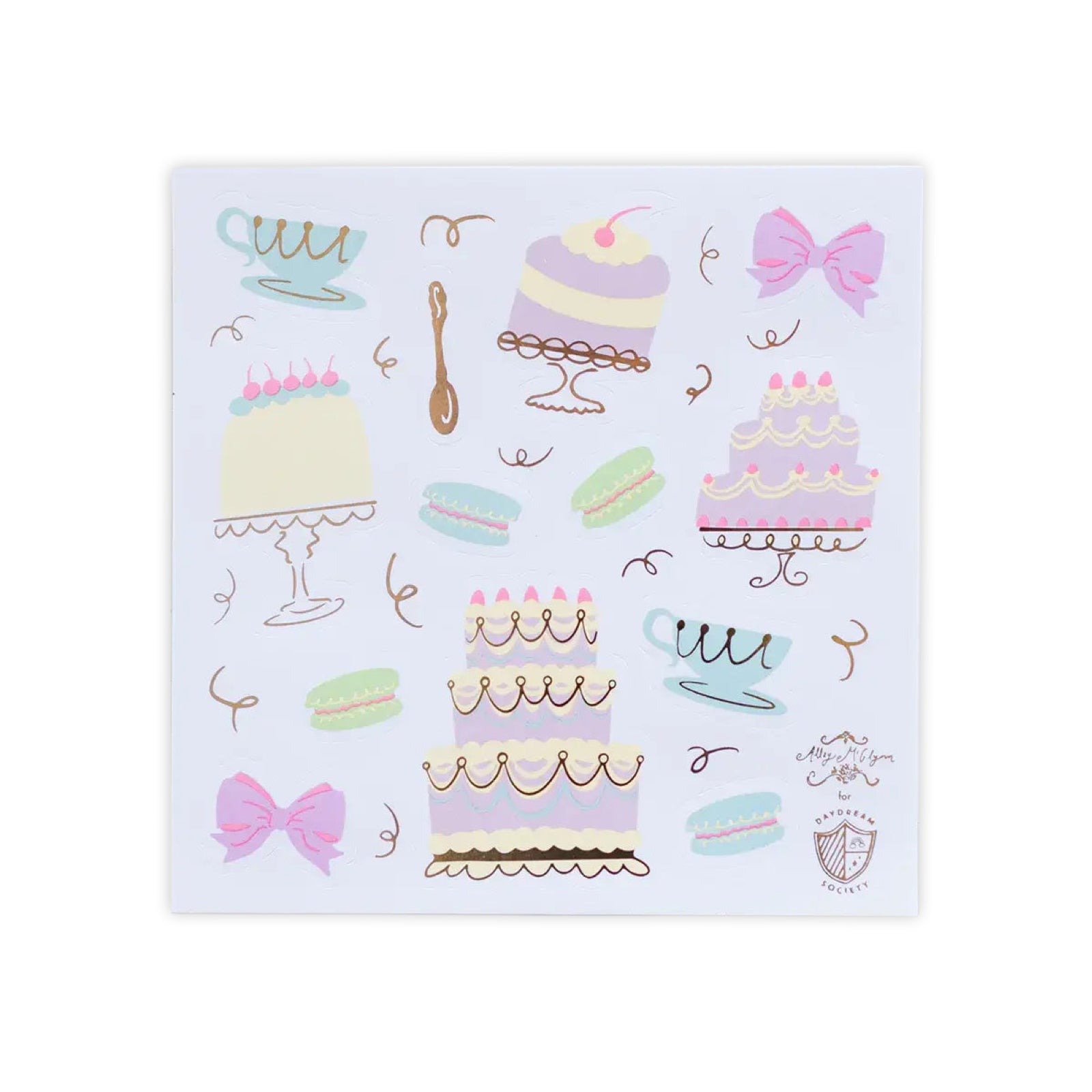 Let Them Eat Cake Sticker Sheets (4pk)