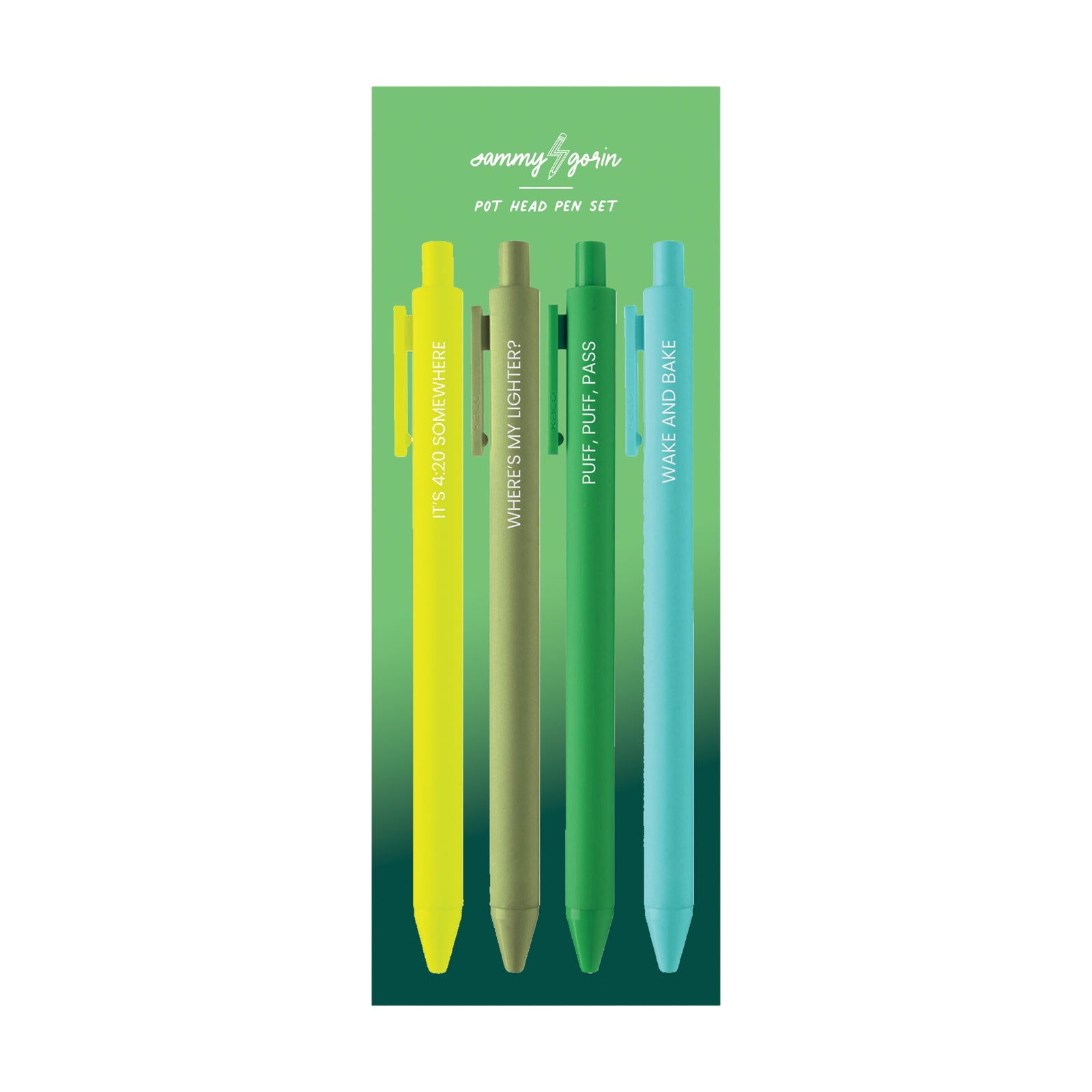 Pot Head Pen Set