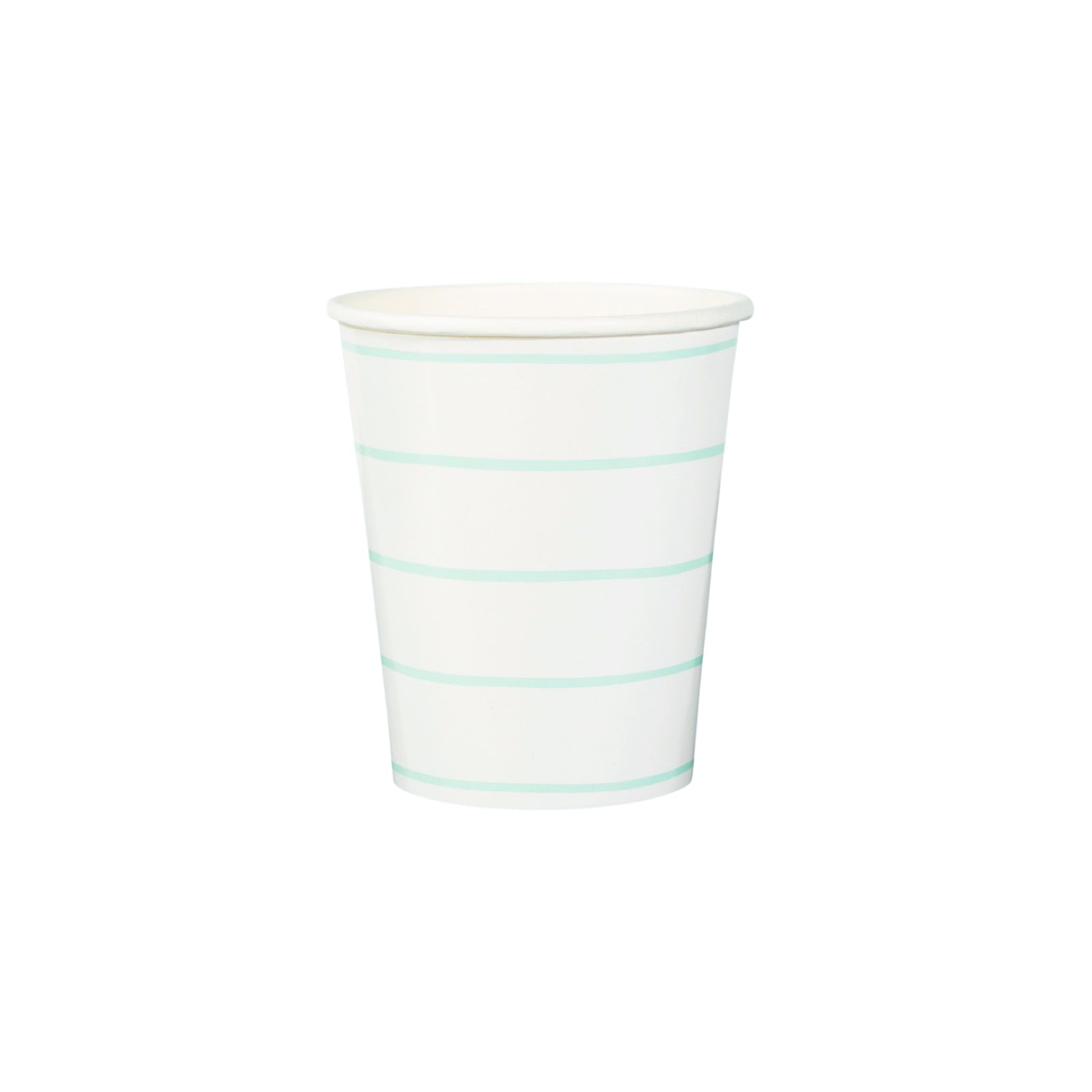 Mint Frenchie Striped Cups