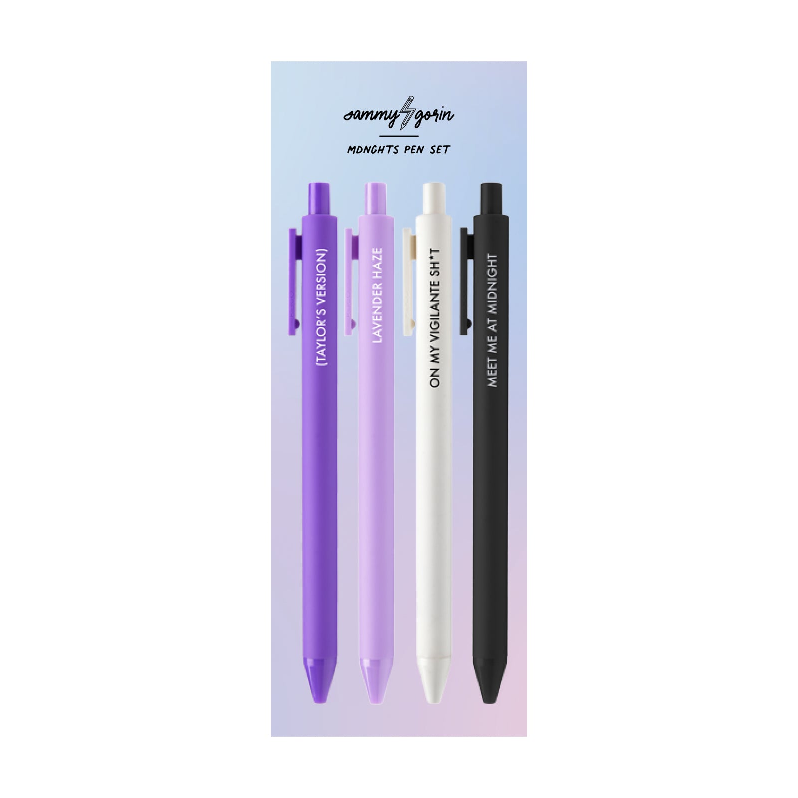 MDNGHTS Taylor Swift Pen Set