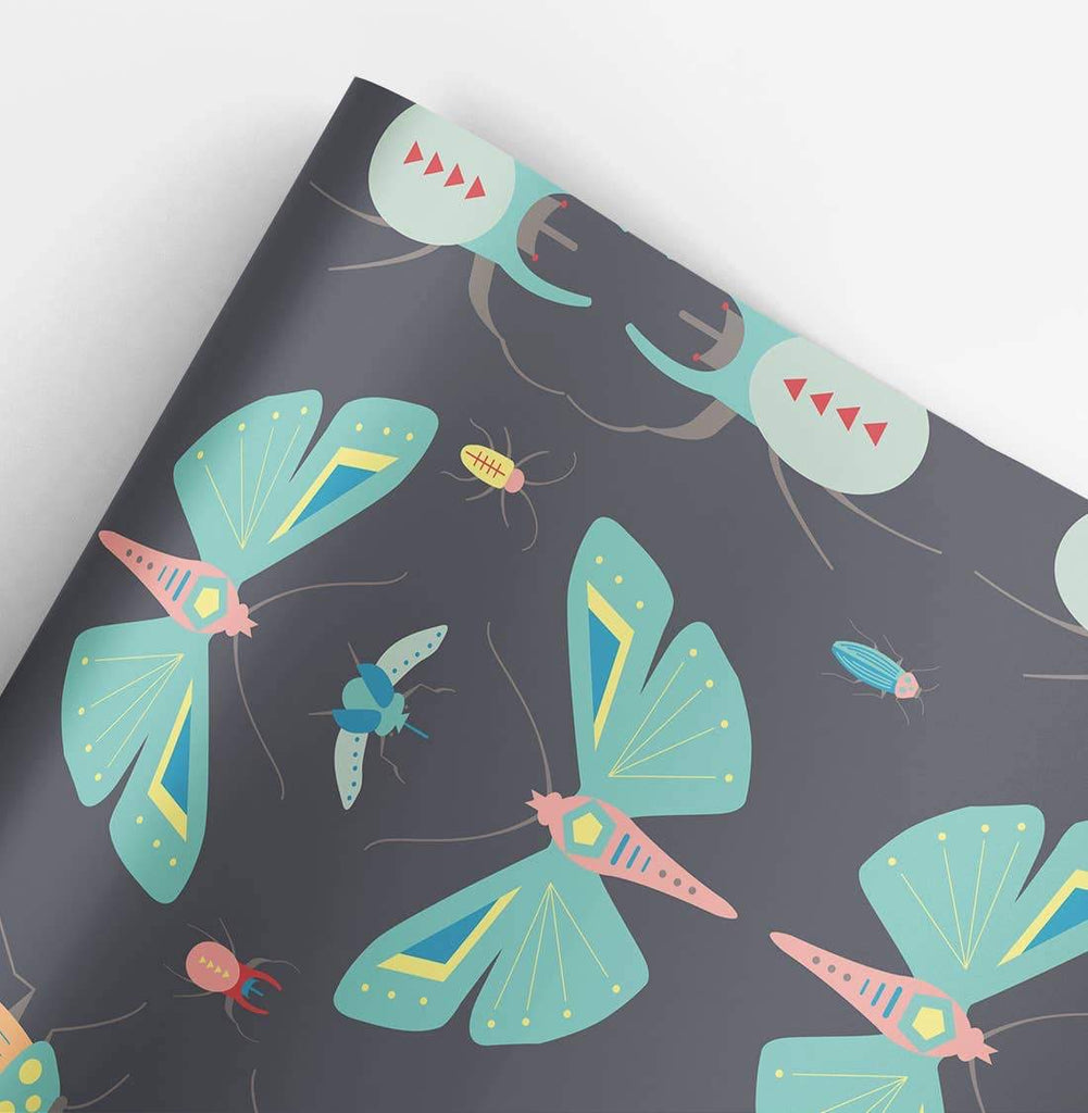 Scientific Bugs Wrapping Paper Sheet